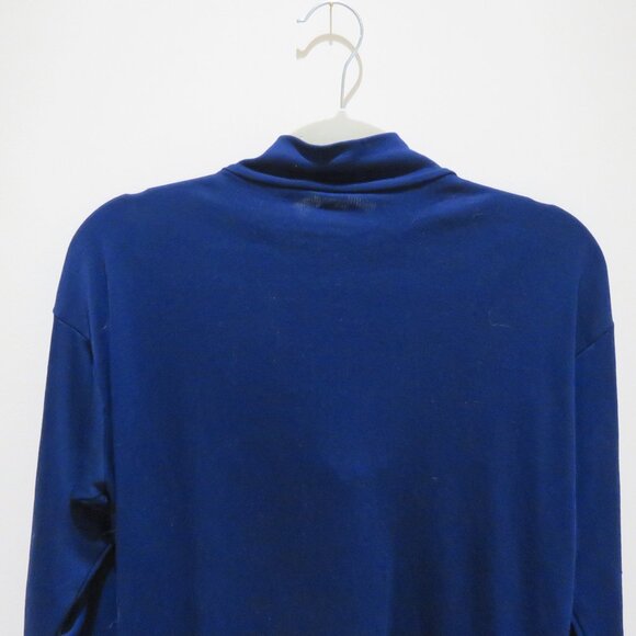 VINTAGE PATAGONIA Capilene Made in USA Baselayer 1/4 Zip Top Navy Outdoor Gorp - Picture 9 of 12